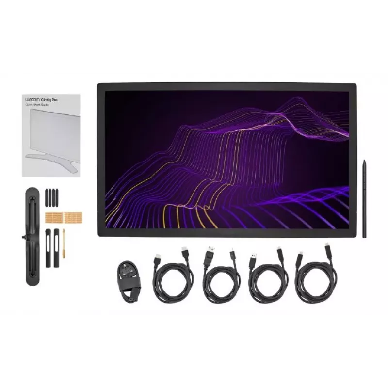 Wacom Cintiq Pro 27 DTH271K0B kynänäyttö, 59,6 x 33,5 cm, Multi-Touch, HDMI, ilman jalustaa