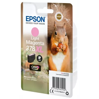 Epson Squirrel yksittäispakkaus vaaleanmagenta 378XL Claria Photo HD muste