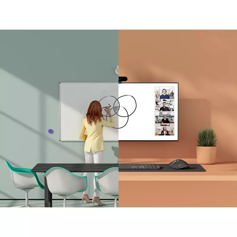 Logitech Scribe 960-001332 taulukamera, Full HD 1080p, 15 fps, USB, Bluetooth, murtovalkoinen