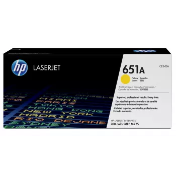 HP 651A keltainen alkuperäinen LaserJet-värikasetti, 16000 sivua, keltainen, 1 kpl
