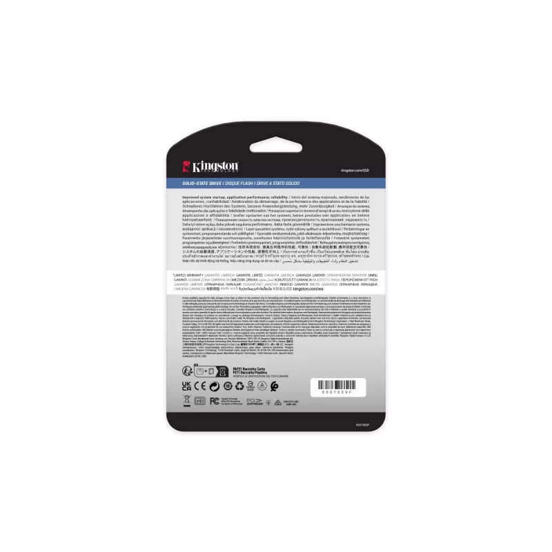 Kingston Technology 960G DC2000B PCIe 4.0 M.2 2280 Enterprise SSD