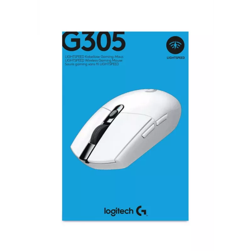 LOGITECH G305 Lightspeed langaton pelihiiri valkoinen