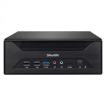 Shuttle XPC slim Barebone XH610 - S1700, Intel H610, 1xDP, 1xHDMI, 1x VGA, 2x COM (RS232), 2x LAN (2,5G ja 1G), 1x slim 5,25