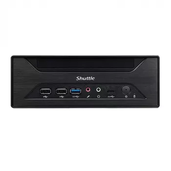 Shuttle XPC slim Barebone XH610 - S1700, Intel H610, 1xDP, 1xHDMI, 1x VGA, 2x COM (RS232), 2x LAN (2,5G ja 1G), 1x slim 5,25