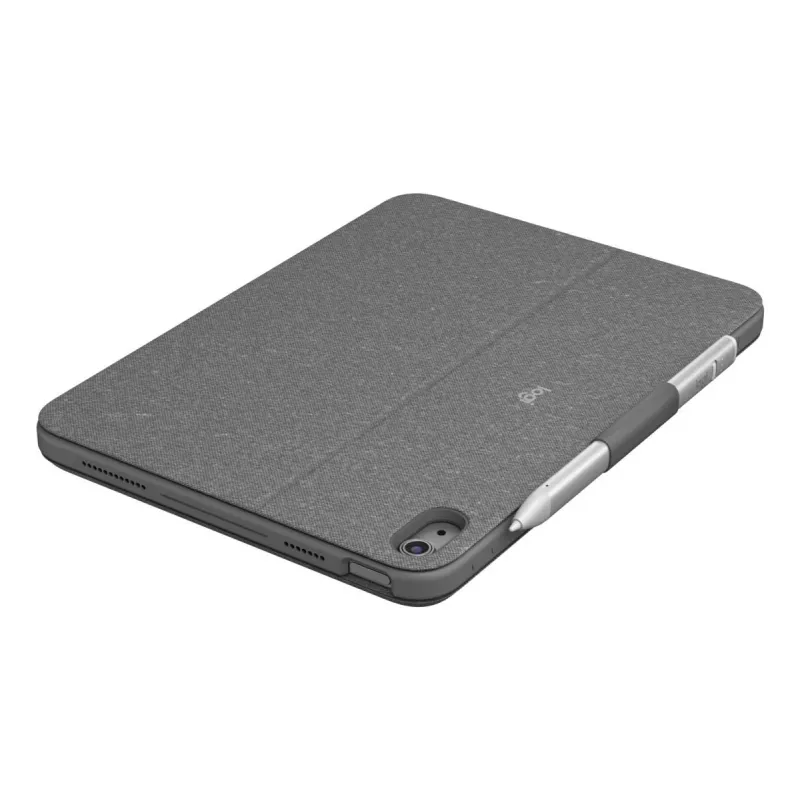 LOGITECH Combo Touch iPadille (10. sukupolvi) - Oxford harmaa - Qwerty UK