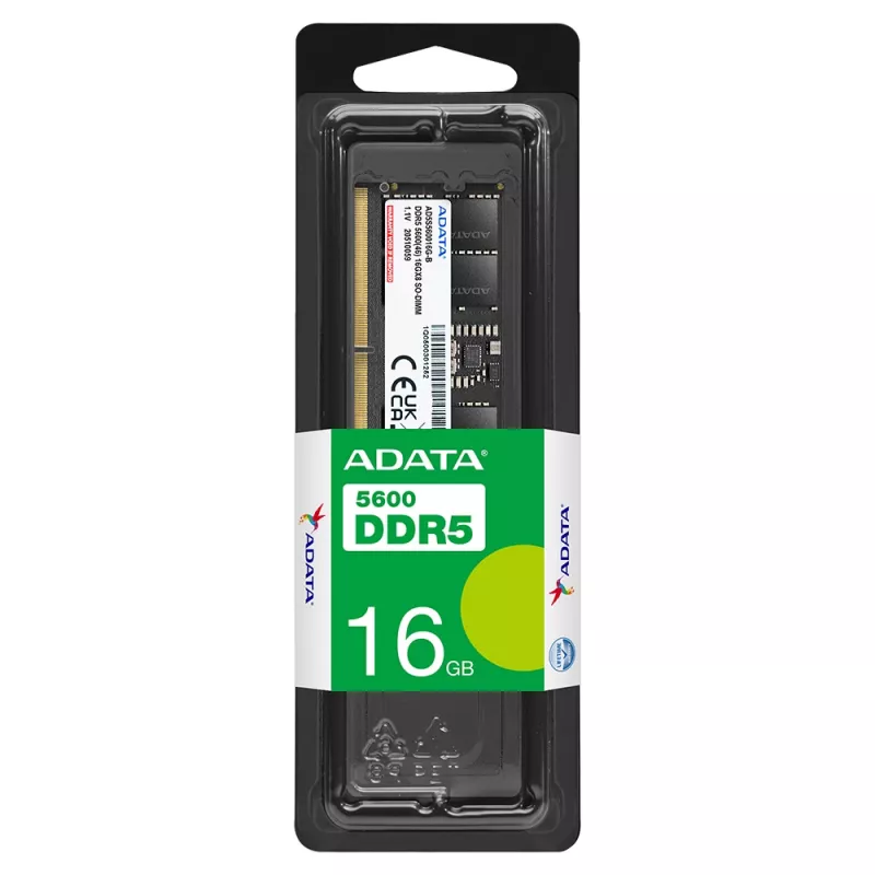 SO-DIMM 16 GB DDR5-5600, keskusmuisti musta, AD5S560016G-S, Premier Tray
