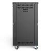 DIGITUS 16U AVS-teline 780x507x460 mm kierteitetyt reiät rullat musta