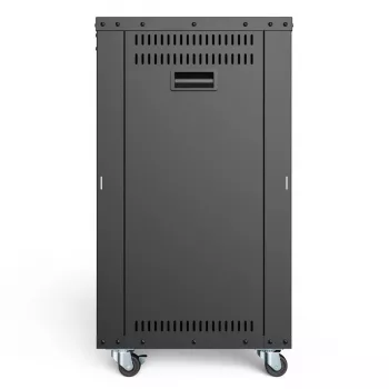 DIGITUS 16U AVS-teline 780x507x460 mm kierteitetyt reiät rullat musta