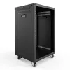 DIGITUS 16U AVS-teline 780x507x460 mm kierteitetyt reiät rullat musta