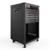 DIGITUS 16U AVS-teline 780x507x460 mm kierteitetyt reiät rullat musta