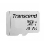 TRANSCEND Micro SDHC -muistikortti 300S 4 GB UHS-I U1 ilman sovitinta
