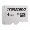 TRANSCEND Micro SDHC -muistikortti 300S 4 GB UHS-I U1 ilman sovitinta