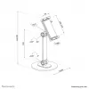Neomounts DS15-540BL1 tablettiteline 4,7-12,9