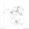 Neomounts DS15-550WH1 tablettiteline 4,7-12,9