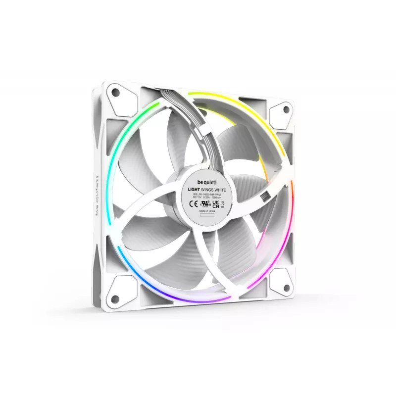 be quiet! Light Wings White | 140mm PWM kolmen pakkaus kotelotuuletin 14 cm 3 kpl