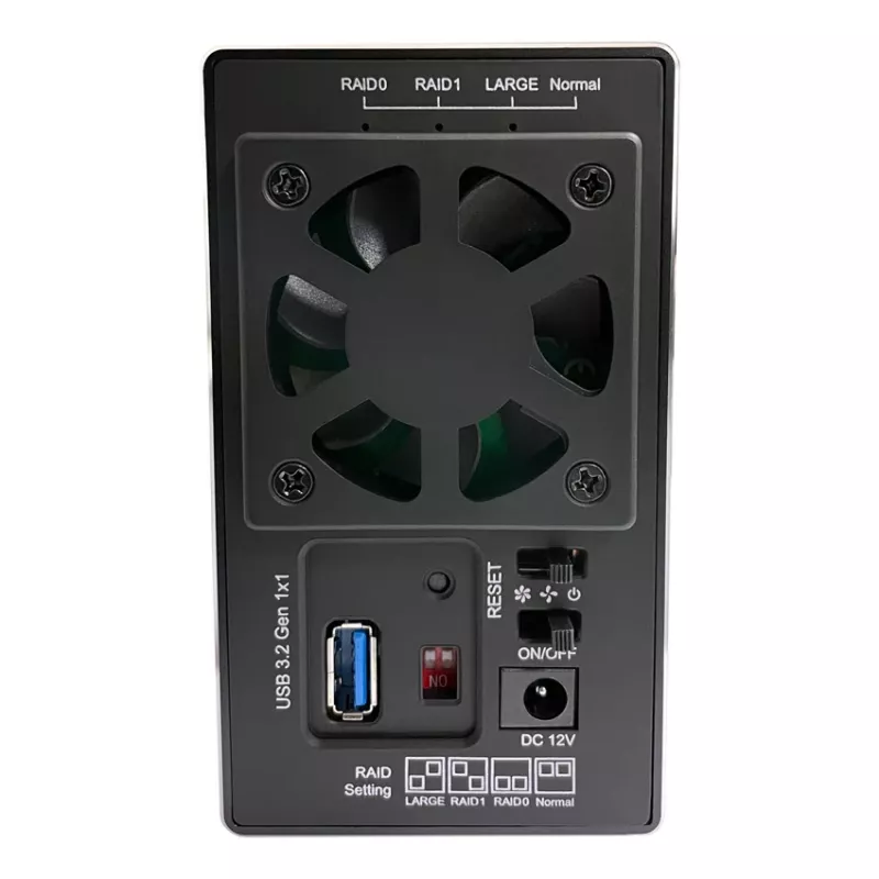 LC-POWER Lc-35u3-raid-2, ulkoinen 2-paikkainen 3,5