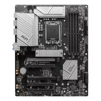 Emolevy MSI PRO B760‑P II ATX – Intel B760, LGA 1700, DDR5, 4x DIMM, 256 GB, 2.5Gb LAN, HDMI 2.1, 2x M.2