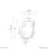 Neomounts WL15-625BL1 tabletin seinäteline 7,9–11