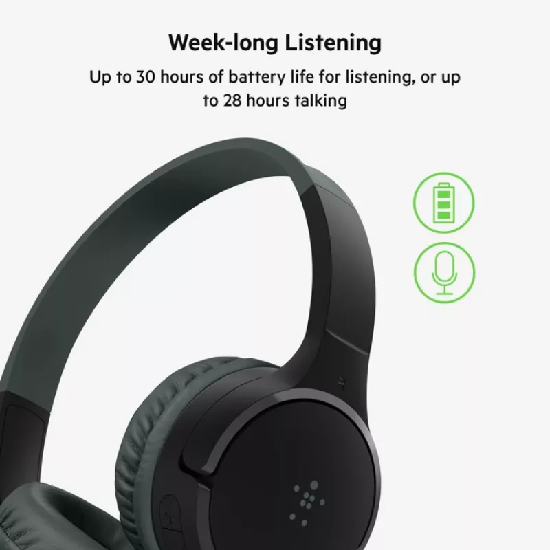 BELKIN Headset Kids - Soundform Kids - stereo - musta