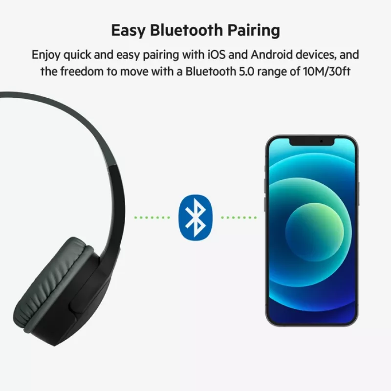 BELKIN Headset Kids - Soundform Kids - stereo - musta