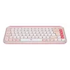 LOGITECH langaton näppäimistö - Pop Icon Keys - Rose & Off White Qwerty Uk