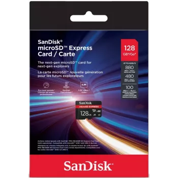 MicroSD-kortti SanDisk 128 GB UHS-I Express SDSQXFN-128G-GN4NN