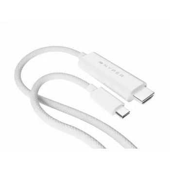 TARGUS Hyper 4K USB-C - HDMI -kaapeli - valkoinen