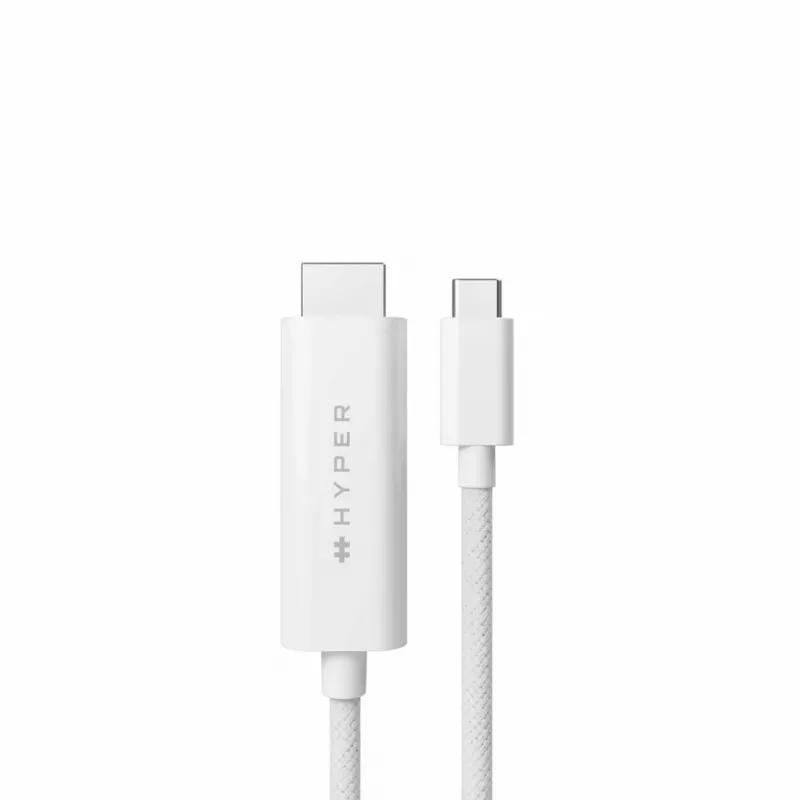 TARGUS Hyper 4K USB-C - HDMI -kaapeli - valkoinen