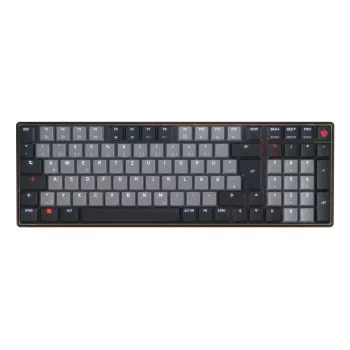 CHERRY KW 550 MX LP -näppäimistö kotiin/toimistoon USB + Bluetooth QWERTZ saksa musta