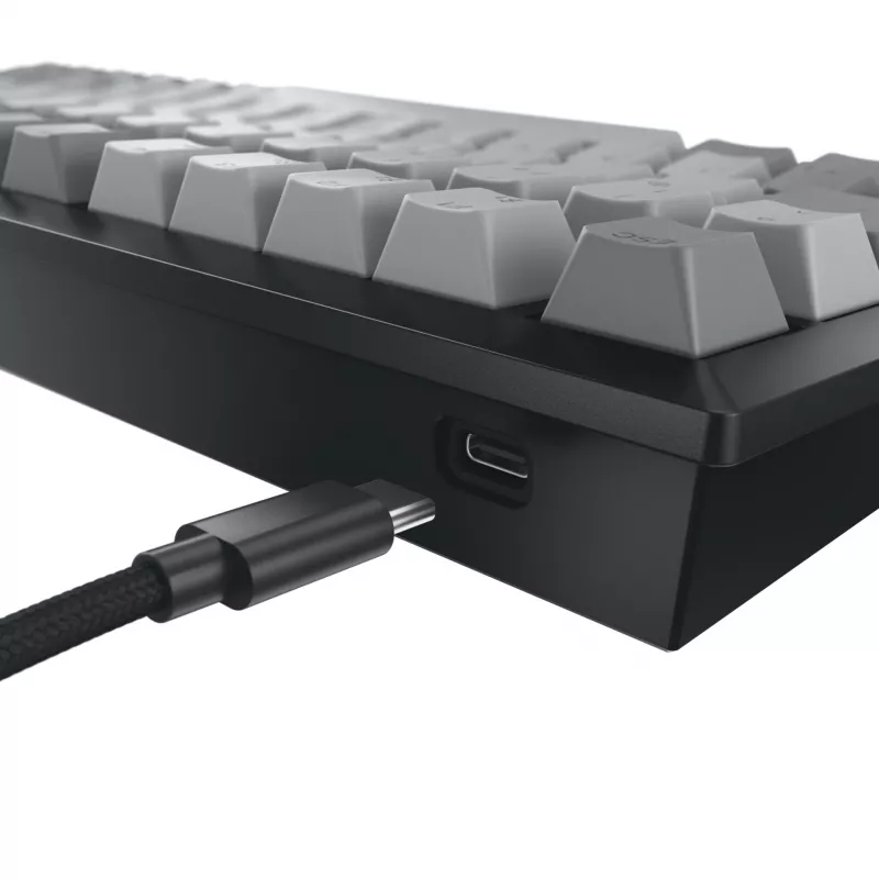 CHERRY KW 300 MX -näppäimistö kotiin USB + Bluetooth QWERTZ saksa musta, kupari, harmaa