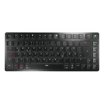 CHERRY KW X ULP 2.0 MINI -näppäimistö kotiin/toimistoon USB + RF Wireless + Bluetooth QWERTZ saksa musta