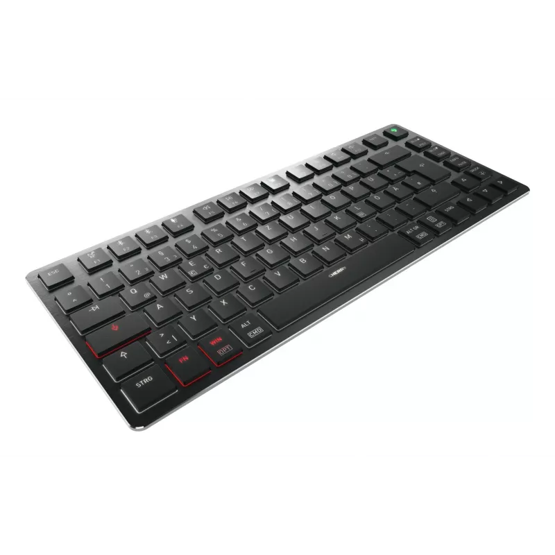 CHERRY KW X ULP 2.0 MINI -näppäimistö kotiin/toimistoon USB + RF Wireless + Bluetooth QWERTZ saksa musta