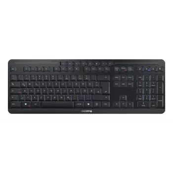 CHERRY Stream Ultimate -näppäimistö kotiin/toimistoon USB + RF Wireless + Bluetooth QWERTZ saksa musta
