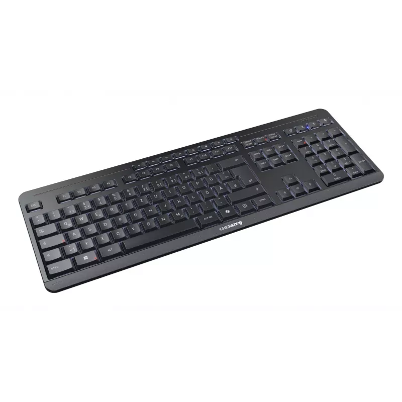 CHERRY Stream Ultimate -näppäimistö kotiin/toimistoon USB + RF Wireless + Bluetooth QWERTZ saksa musta