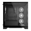 XPG INVADER X Mid-Tower musta, Midi Tower, PC, musta, ATX, micro ATX, Mini-ITX, SPCC, 17,5 cm