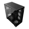 XPG INVADER X Mid-Tower musta, Midi Tower, PC, musta, ATX, micro ATX, Mini-ITX, SPCC, 17,5 cm