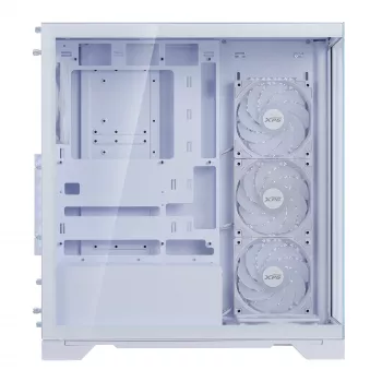 XPG INVADER X BTF MID-TOWER -KOTELO valkoinen, Midi Tower, PC, valkoinen, ATX, micro ATX, Mini-ATX, SPCC, karkaistu lasi, 17,5 cm
