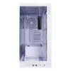 XPG Invader X BTF Midi Tower -tietokonekotelo, ATX/Micro-ATX/Mini-ITX, läpinäkyvä sivupaneeli, 5 x 120 mm ARGB-tuuletinta, USB-C, ilman virtalähdettä, valkoinen