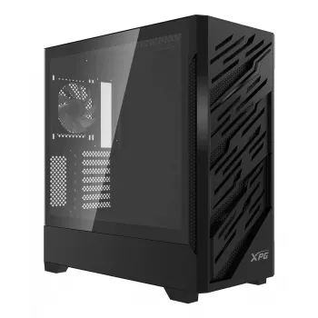 XPG STARKER AIR BTF Mid-Tower musta, Midi Tower, PC, musta, ATX, EATX, micro ATX, Mini-ITX, SPCC, karkaistu lasi, pelaaminen