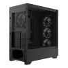 XPG STARKER AIR BTF Mid-Tower musta, Midi Tower, PC, musta, ATX, EATX, micro ATX, Mini-ITX, SPCC, karkaistu lasi, pelaaminen