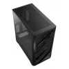 XPG STARKER AIR BTF Mid-Tower musta, Midi Tower, PC, musta, ATX, EATX, micro ATX, Mini-ITX, SPCC, karkaistu lasi, pelaaminen
