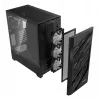 XPG STARKER AIR BTF Mid-Tower musta, Midi Tower, PC, musta, ATX, EATX, micro ATX, Mini-ITX, SPCC, karkaistu lasi, pelaaminen