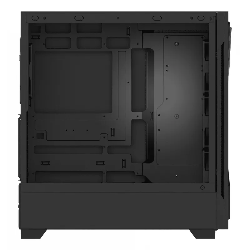 XPG STARKER AIR BTF Mid-Tower musta, Midi Tower, PC, musta, ATX, EATX, micro ATX, Mini-ITX, SPCC, karkaistu lasi, pelaaminen