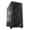 XPG STARKER AIR BTF Mid-Tower musta, Midi Tower, PC, musta, ATX, EATX, micro ATX, Mini-ITX, SPCC, karkaistu lasi, pelaaminen