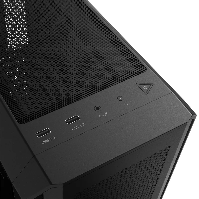 XPG VALOR AIR PLUS MID-TOWER -kotelo musta, Midi Tower, PC, musta, ATX, micro ATX, Mini-ITX, SPCC, 16 cm