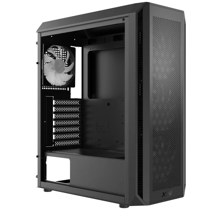 XPG VALOR AIR PLUS MID-TOWER -kotelo musta, Midi Tower, PC, musta, ATX, micro ATX, Mini-ITX, SPCC, 16 cm