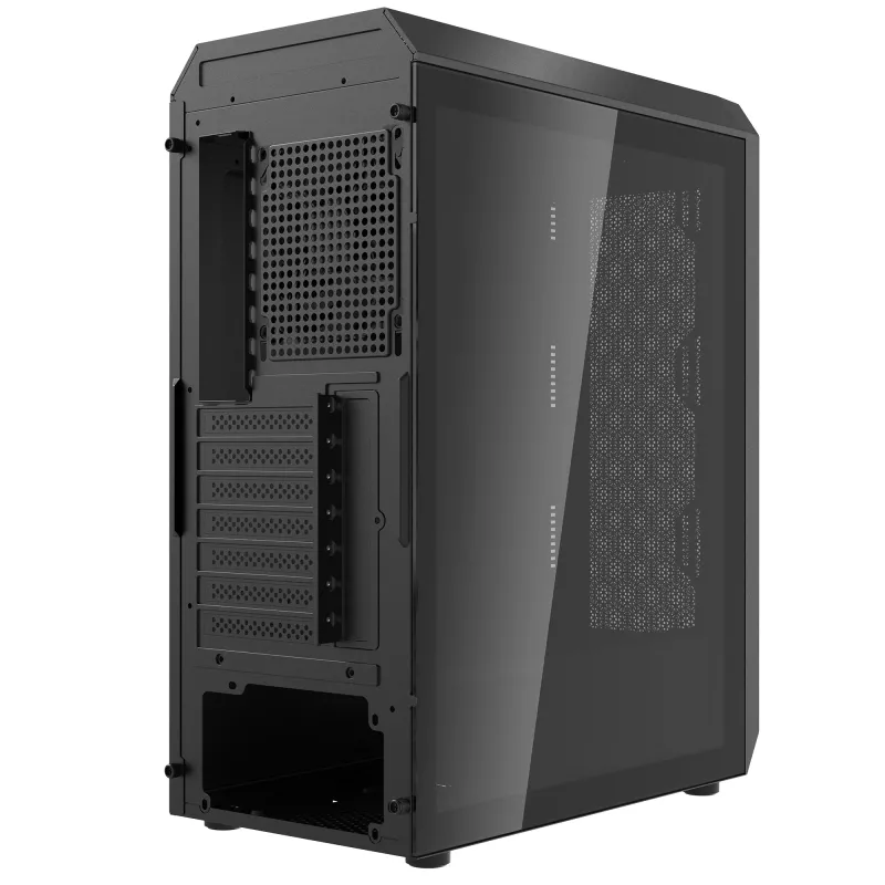 XPG VALOR AIR PLUS MID-TOWER -kotelo musta, Midi Tower, PC, musta, ATX, micro ATX, Mini-ITX, SPCC, 16 cm