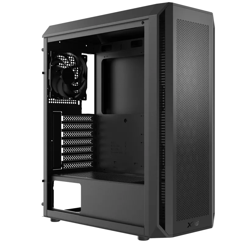 XPG VALOR AIR PLUS MID-TOWER -kotelo musta, Midi Tower, PC, musta, ATX, micro ATX, Mini-ITX, SPCC, 16 cm