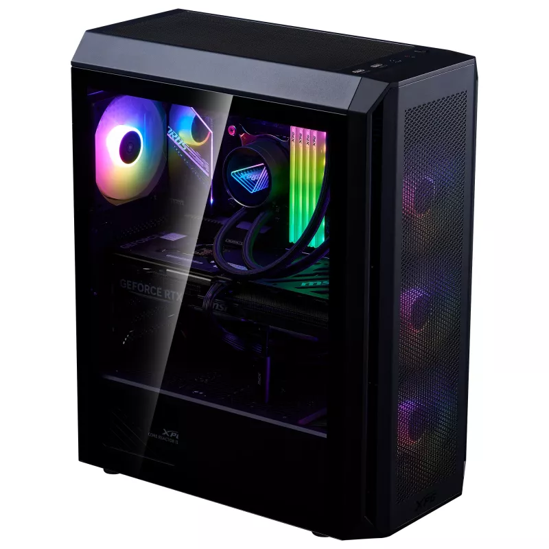 XPG VALOR AIR PLUS MID-TOWER -kotelo musta, Midi Tower, PC, musta, ATX, micro ATX, Mini-ITX, SPCC, 16 cm