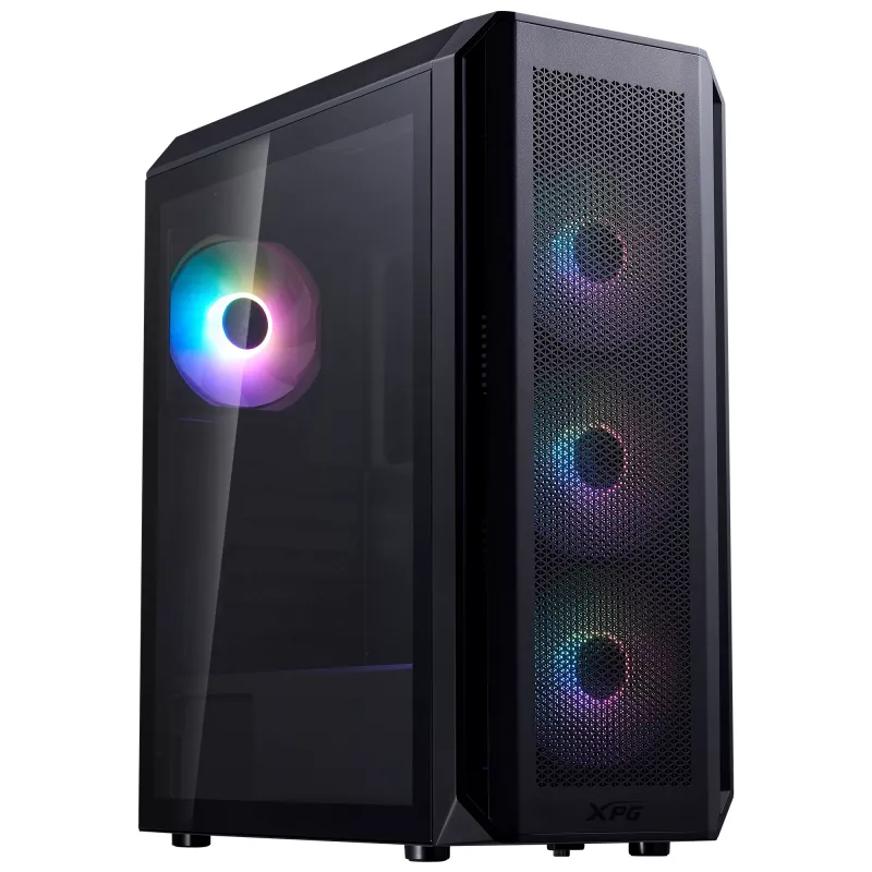 XPG VALOR AIR PLUS MID-TOWER -kotelo musta, Midi Tower, PC, musta, ATX, micro ATX, Mini-ITX, SPCC, 16 cm